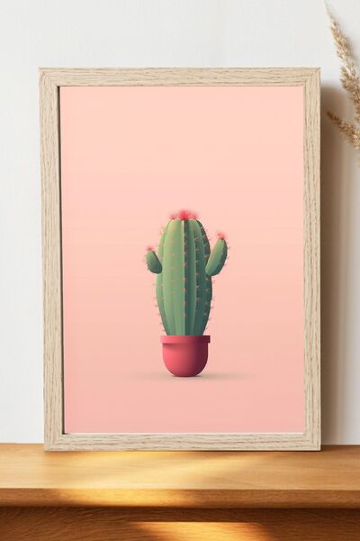 Luna Marissa Αφίσα Κάκτου - Αφίσα τοίχου από γυαλιστερό χαρτί χωρίς πλαίσιο