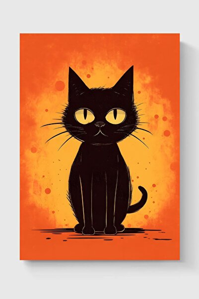 Luna Marissa Αφίσα με μαύρη γάτα χωρίς πλαίσιο