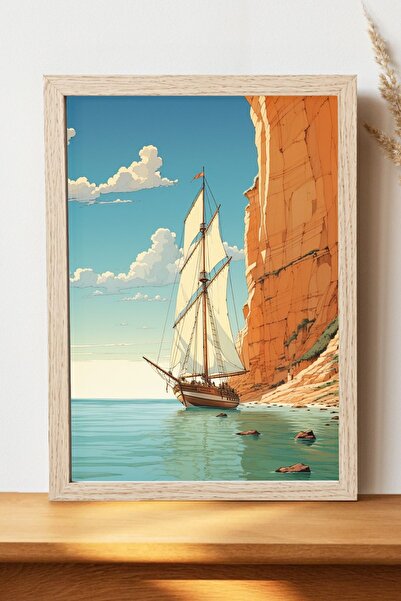 Luna Marissa Αφίσα πλοίου - Αφίσα τοίχου από γυαλιστερό χαρτί χωρίς πλαίσιο