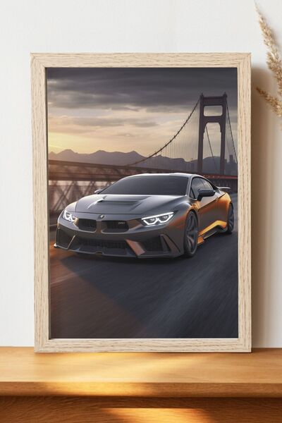 Luna Marissa Αφίσα BMW - Αφίσα αυτοκινήτου από γυαλιστερό χαρτί χωρίς πλαίσιο