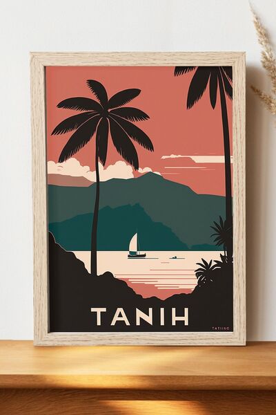 Luna Marissa Αφίσα τοπίων - Αφίσα τοίχου από γυαλιστερό χαρτί χωρίς πλαίσιο