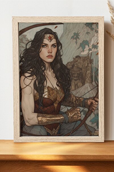 Luna Marissa Αφίσα Fanart Wonder Woman - Αφίσα τηλεοπτικής ταινίας χωρίς πλαίσιο