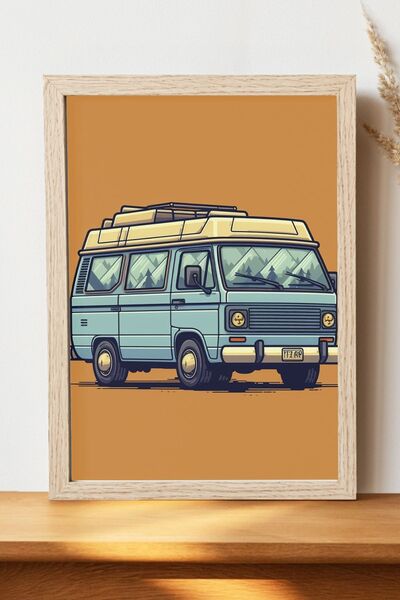 Luna Marissa Αφίσα μίνι λεωφορείου - Αφίσα αυτοκινήτου από γυαλιστερό χαρτί χ...