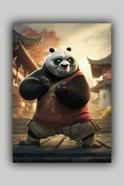 Luna Marissa Αφίσα Kung Fu Panda χωρίς πλαίσιο τοίχου