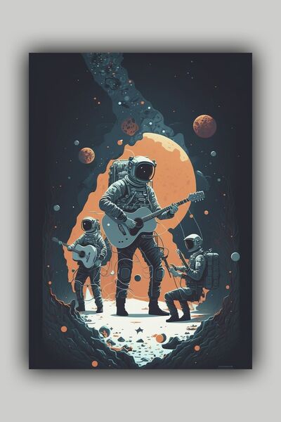 Luna Marissa Αφίσα Space Astronauts Αφίσα τοίχου χωρίς πλαίσιο