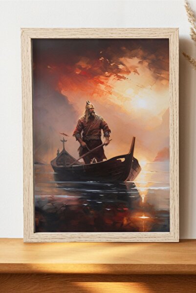 Luna Marissa Καλλιτεχνική αφίσα Viking - Ψηφιακή αφίσα τέχνης χωρίς πλαίσιο