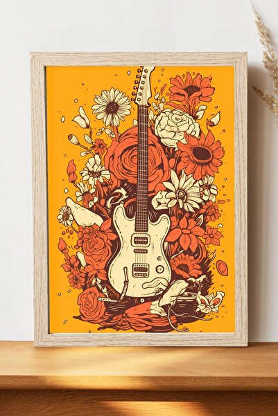 Luna Marissa Αφίσα κιθάρας - Αφίσα τοίχου από γυαλιστερό χαρτί χωρίς πλαίσιο