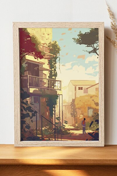 Luna Marissa Αφίσα τοπίων - Αφίσα τοίχου από γυαλιστερό χαρτί χωρίς πλαίσιο