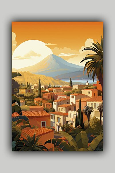 Luna Marissa Vintage αφίσα τοπίων χωρίς πλαίσιο Αφίσα τοίχου