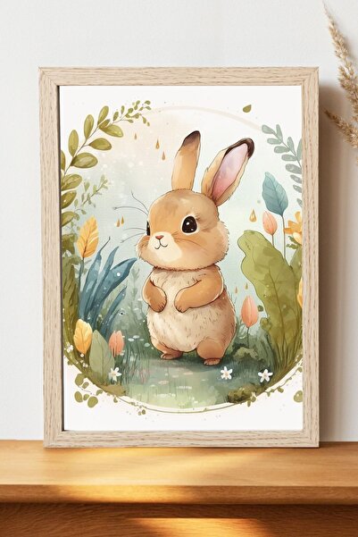 Luna Marissa Αφίσα κουνελιού - Αφίσα τοίχου από γυαλιστερό χαρτί χωρίς πλαίσιο