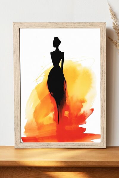 Luna Marissa Μίνιμαλιστική γυναικεία αφίσα - Αφίσα τοίχου από γυαλιστερό χαρτ...