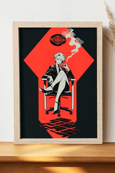 Luna Marissa Αφίσα εικονογράφησης - Αφίσα τοίχου από γυαλιστερό χαρτί χωρίς π...