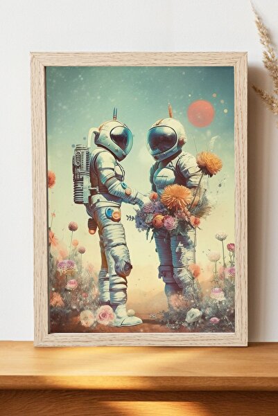 Luna Marissa Αφίσα αστροναύτες - Αφίσα τοίχου από γυαλιστερό χαρτί χωρίς πλαίσιο