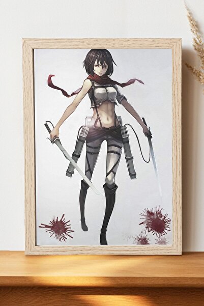 Luna Marissa Αφίσα Mikasa Ackerman - Αφίσα τοίχου από γυαλιστερό χαρτί χωρίς ...