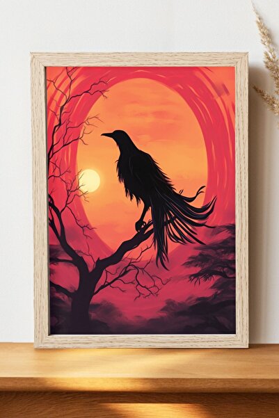 Luna Marissa Αφίσα με τοπίο ηλιοβασιλέματος - Αφίσα ψηφιακής τέχνης από γυαλι...