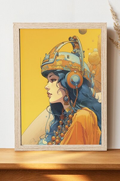 Luna Marissa Αφίσα Anime Girl - Αφίσα ψηφιακής τέχνης από χοντρό χαρτί χωρίς ...