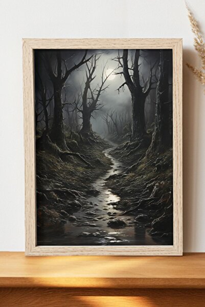 Luna Marissa Αφίσα Νυχτερινός Φωτισμός του Δάσους - Αφίσα τοίχου από γυαλιστε...