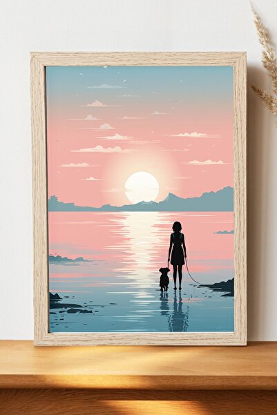 Luna Marissa Αφίσα τοπίων - Αφίσα τοίχου από γυαλιστερό χαρτί χωρίς πλαίσιο