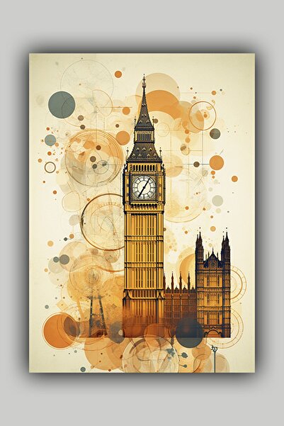 Luna Marissa Αφίσα Clock Tower Αφίσα τοίχου χωρίς πλαίσιο