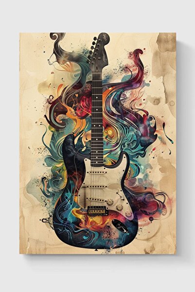 Luna Marissa Καλλιτεχνική αφίσα κιθάρας χωρίς πλαίσιο τοίχου