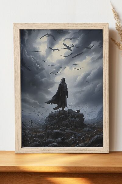 Luna Marissa Αφίσα Artistic Crows - Ψηφιακή αφίσα τέχνης από χοντρό χαρτί χωρ...