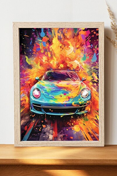 Luna Marissa Πολύχρωμη αφίσα αυτοκινήτου - Αφίσα τοίχου από γυαλιστερό χαρτί ...