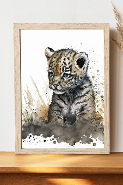 Luna Marissa Αφίσα Tiger - Αφίσα ψηφιακής τέχνης από χοντρό χαρτί χωρίς πλαίσιο