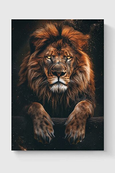 Luna Marissa Καλλιτεχνική αφίσα λιονταριού χωρίς πλαίσιο τοίχου