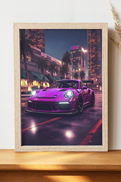 Luna Marissa Αφίσα Porsche 911 - Αφίσα αυτοκινήτου από γυαλιστερό χαρτί χωρίς...