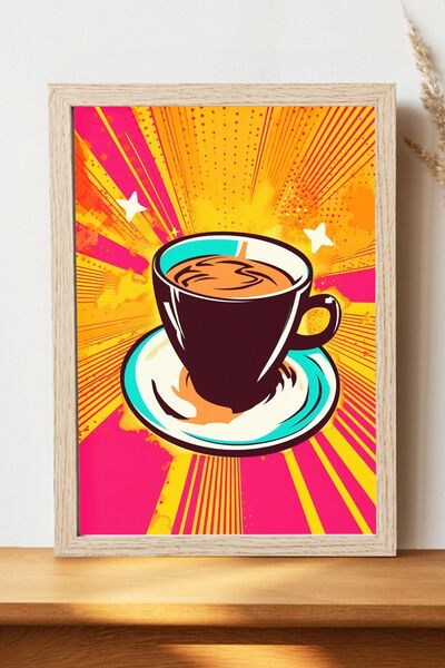 Luna Marissa Αφίσα καφέ - Αφίσα τοίχου από γυαλιστερό χαρτί χωρίς πλαίσιο