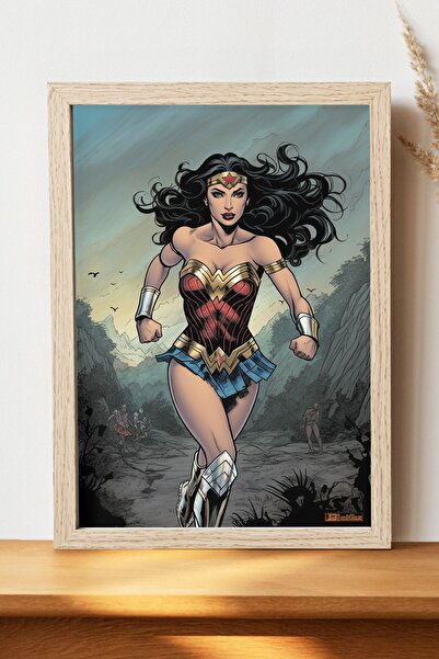 Luna Marissa Αφίσα Wonder Woman - Αφίσα ψηφιακής τέχνης από χοντρό χαρτί χωρί...