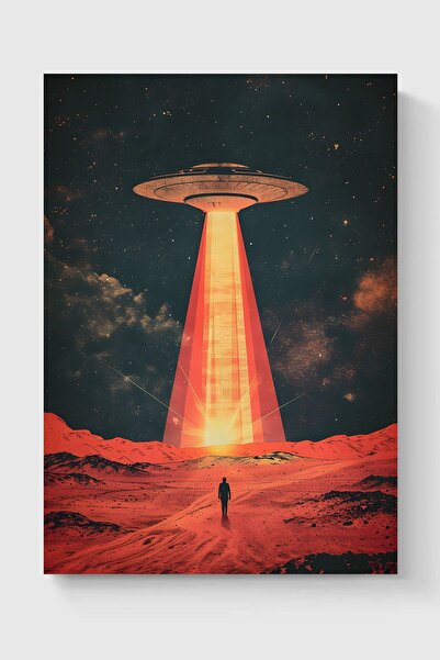 Luna Marissa Καλλιτεχνική αφίσα UFO χωρίς πλαίσιο τοίχου