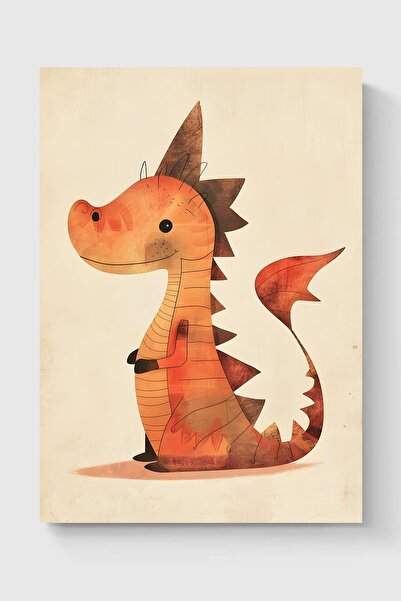 Luna Marissa Χαριτωμένη αφίσα με δράκο χωρίς πλαίσιο τοίχου