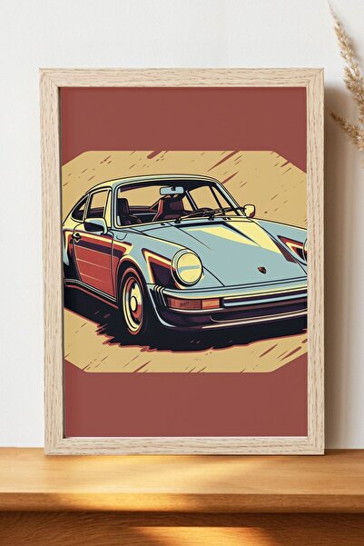 Luna Marissa Αφίσα Porsche - Αφίσα αυτοκινήτου από γυαλιστερό χαρτί χωρίς πλα...