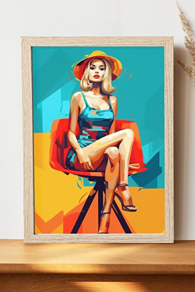 Luna Marissa Γυναικεία αφίσα σκηνοθέτη - Αφίσα τοίχου από γυαλιστερό χαρτί χω...