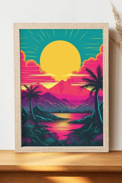 Luna Marissa Vintage αφίσα της δεκαετίας του 80 - Αφίσα τοίχου από γυαλιστερό...