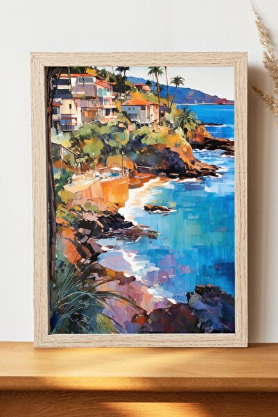 Luna Marissa Σουρεαλιστική αφίσα τοπίων - Αφίσα τοίχου από γυαλιστερό χαρτί χ...