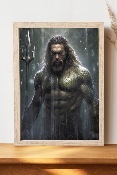 Luna Marissa Αφίσα Aquaman - Αφίσα τοίχου από γυαλιστερό χαρτί χωρίς πλαίσιο