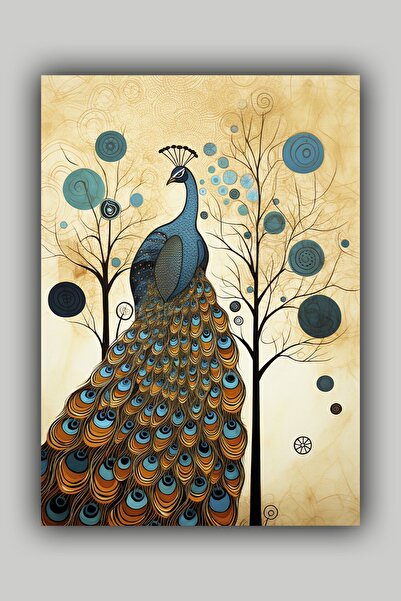 Luna Marissa Αφίσα Peacock Αφίσα τοίχου χωρίς πλαίσιο