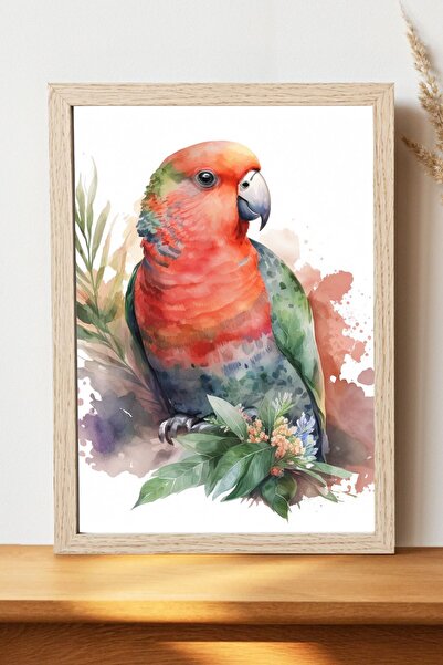 Luna Marissa Αφίσα παπαγάλου - Αφίσα τοίχου από γυαλιστερό χαρτί χωρίς πλαίσιο