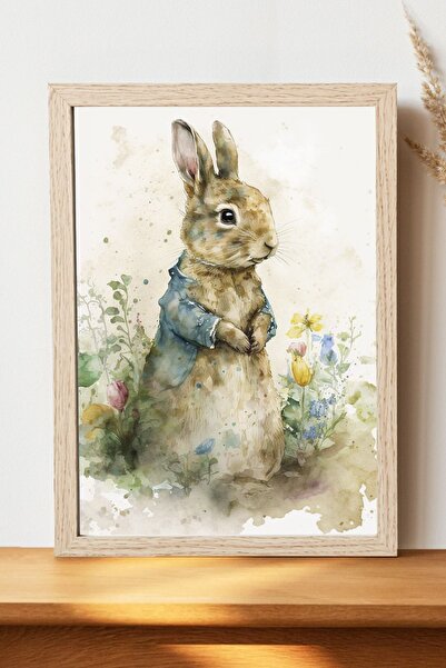Luna Marissa Αφίσα κουνελιού - Αφίσα ψηφιακής τέχνης από χοντρό χαρτί χωρίς π...