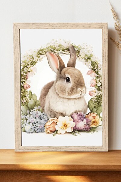 Luna Marissa Αφίσα κουνελιού - Αφίσα τοίχου από γυαλιστερό χαρτί χωρίς πλαίσιο