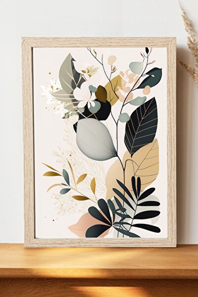 Luna Marissa Αφηρημένη αφίσα λουλουδιών - Αφίσα τοίχου από γυαλιστερό χαρτί χ...