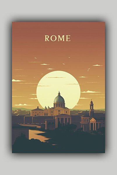 Luna Marissa Αφίσα Ρώμης Ιταλίας Αφίσα τοίχου χωρίς πλαίσιο