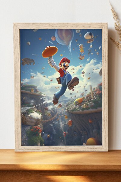 Luna Marissa Αφίσα Mario - Αφίσα ψηφιακής τέχνης από χοντρό χαρτί χωρίς πλαίσιο