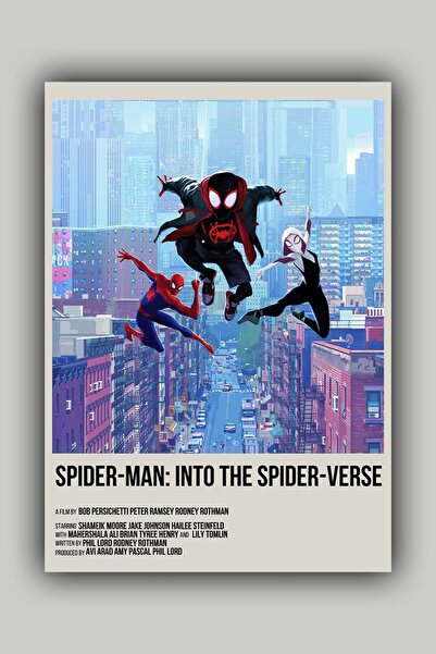 Luna Marissa Spiderman Spiderverse Film Poster - Çerçevesiz Duvar Posteri