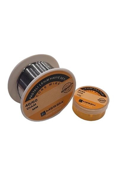 Genel Markalar Lehim Teli Ve Pastası Seti 40 X 60 Mm - 10 Gr