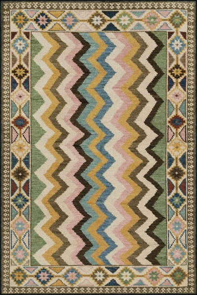 Rugs Modern Halı سجادة مزخرفة ومنسوجة بنمط متقاطع عموديًا وقابلة للغسل miravi...