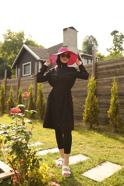 ButikKardelen New Season Camellia Hijab Swimsuit - Four Pieces 10366