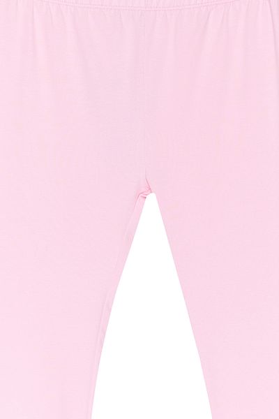 TRENDYOLKIDS Rosa Mädchen Basic Strickleggings mit Streifen und detaillierten Seiten TKDSS24TA00002